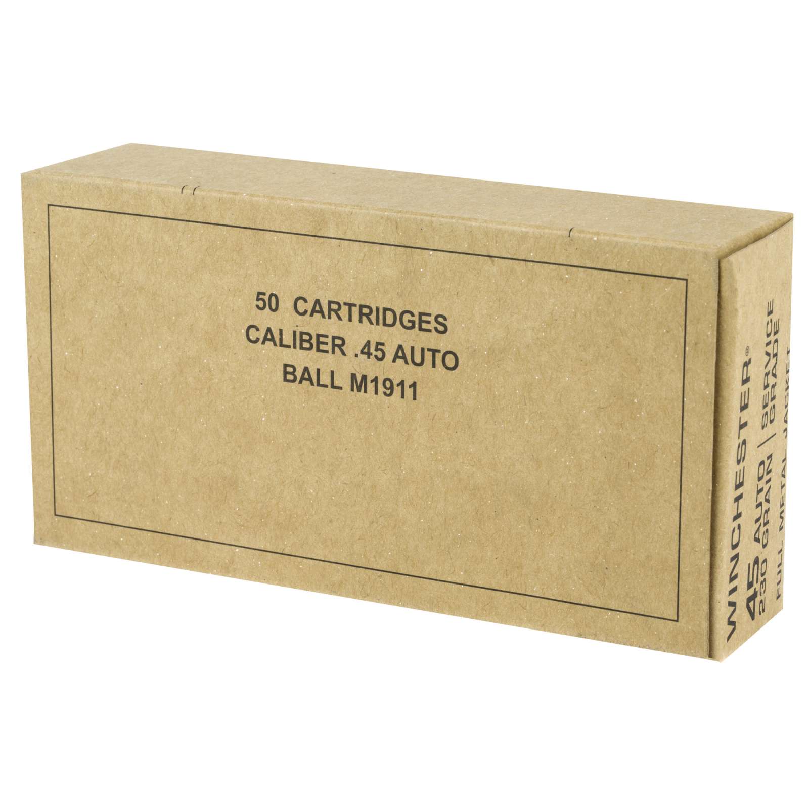 WINCHESTER USA SERVICE GRADE 45ACP 230GR 50RD BX 500RD CASE - Image 2