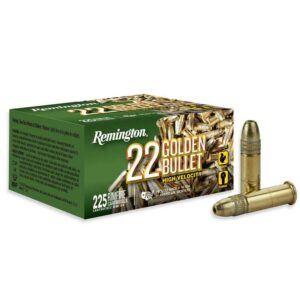 REMINGTON 22 GOLDEN BULLET, 22 LR, HV 36GR HP 225 RD/BX 10 BX/CS
