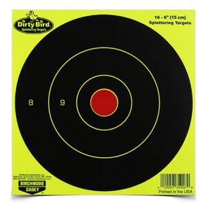 Birchwood Casey Dirty Bird 6" Yellow Bull's Eye Targets 100/ct