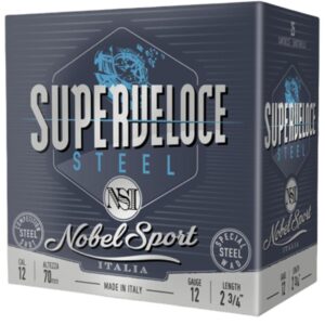 Nobel Target Steel Shotshells 12 ga 2-3/4" 1oz 1378 fps #6 25/ct