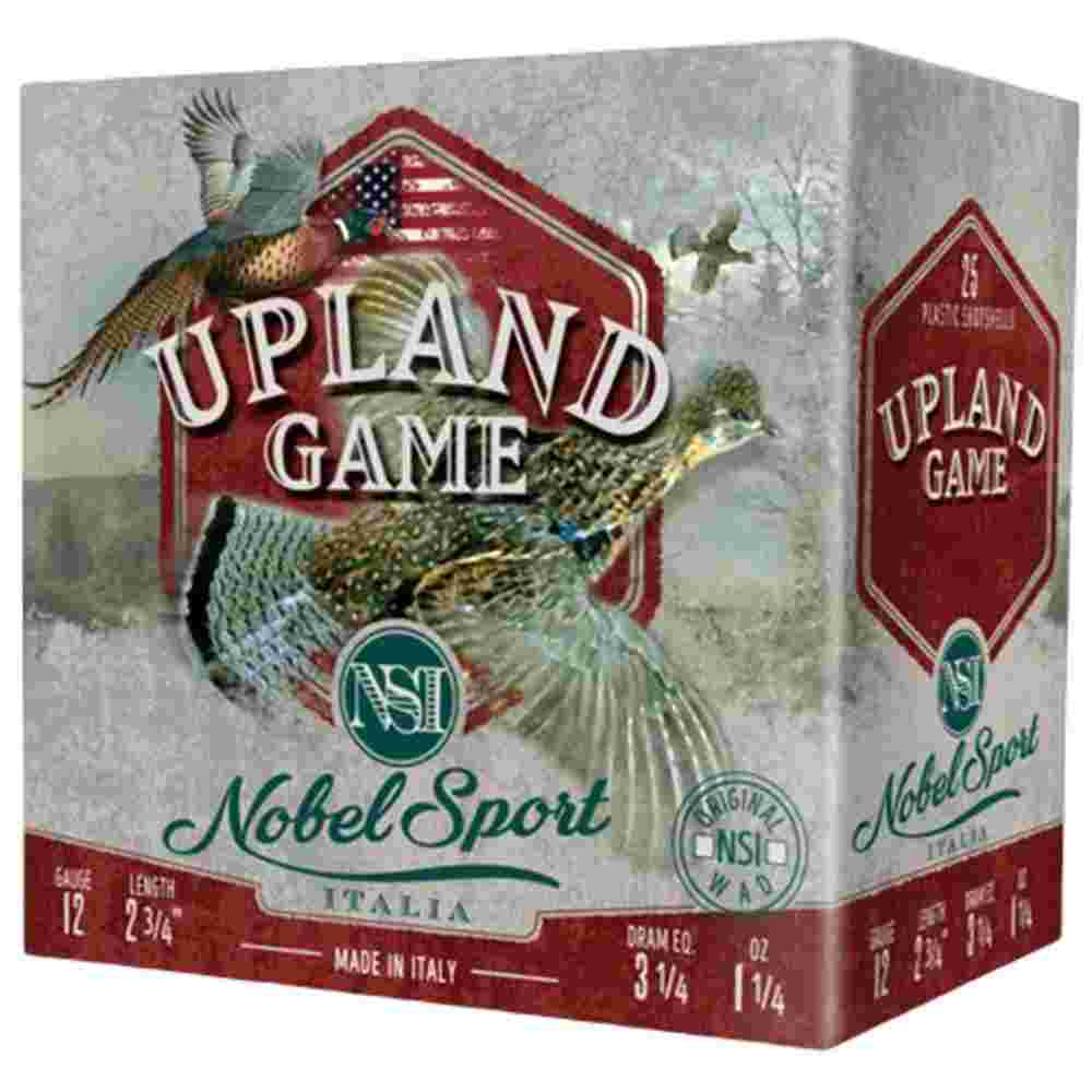 Nobel Sport Upland Game Shotshells 12 ga 2-3/4" 1-1/4 oz 1220 fps #6 25/ct