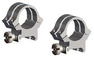Weaver Quad Lock Detachable Scope Rings 1" High - Silver