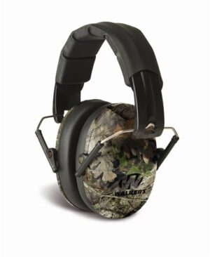 Walker's Pro Low Profile Folding Passive Earmuff- Mossy Oak