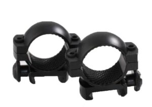 Traditions Aluminum Scope Rings fits Weaver Style Bases 1" Med - Matte Black