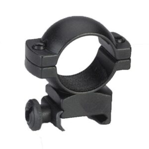 Traditions Aluminum Scope Rings fits Weaver Style Bases 1" High - Matte Black