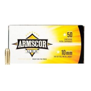 ARMSCOR 10MM 180GR FMJ 50RD BX 1000RD CASE