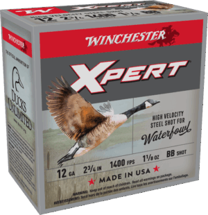 WINCHESTER XPERT STEEL WTRFWL 12G 2-3/4" 1-1/8OZ 25RD