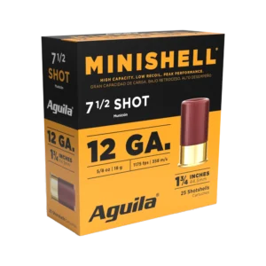 AGUILA 12GA MINI SHELL 1 3/4" 5/8 OZ 7.5 25RD BX 10 BOXES PER CS