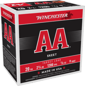 WINCHESTER AA SKEET LD 20GA 23/4 #9