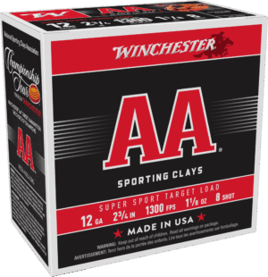 WINCHESTER AA SC 12GA 23/4 11/8 #8