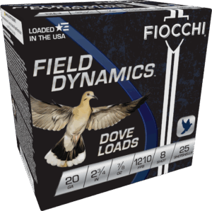 FIOCCHI 20G 2-3/4" 7/8OZ 8SHT G&T 25/250RDS