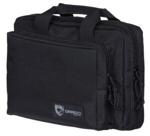 DRAGO PRO GEAR DOUBLE PISTOL CASE BLACK (24/CASE)