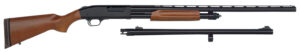 Mossberg 68224 835 Ulti-Mag Combo 12 Gauge 5+1 3.5" 28" Vent Rib/24" Slugster Barrel, Blued Steel Receiver, Dual Extractors, Fixed Wood Stock, Accu-Mag Chokes