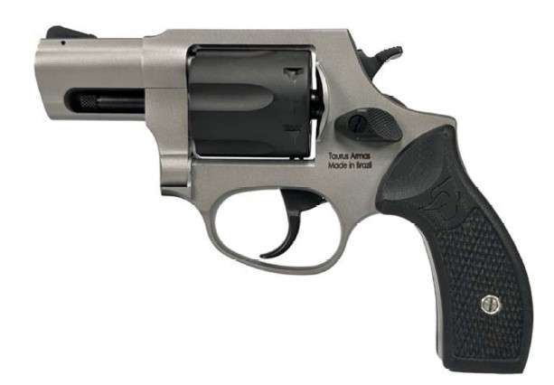 TAURUS 856 2 TONE 38SPL REVOLVER 2" BLK/STS G10 GRIPS 6RDS