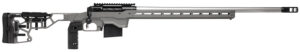 Savage Arms 57562 110 Elite Precision 338 Lapua Mag 5+1 30" Matte Stainless, Matte Black Rec, Gray Cerakote Adjustable MDT ACC Aluminum Chassis Stock (MB Not Included)