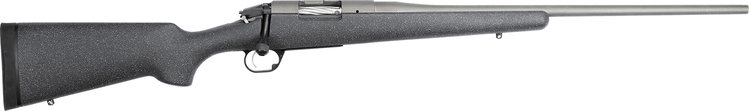 Bergara Rifles BPR2828N Premier Mountain 28 Nosler 2+1 24" Tactical Gray Cerakote Barrel, Tactical Gray Cerakote Stainless Steel Receiver, Gray Speck Black Stock, Right Hand