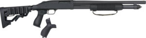 Mossberg 50691 590 Tactical 12 Gauge 6+1 3" 18.50" Cylinder Bore Barrel, Matte Blued Metal Finish, Dual Extractors, FLEX Component 6 Position Stock w/FLEX Pistol Grip & Recoil Pad