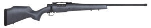 Mossberg 28104 Patriot Long Range Hunter 6.5 PRC Caliber with 4+1 Capacity, 24" Threaded/Fluted Barrel, Matte Blued Metal Finish & Sniper Gray Fixed Monte Carlo Stock Right Hand (Full Size)