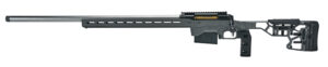 Savage Arms 57708 110 Elite Precision 338 Lapua Mag 5+1 30" Matte Stainless, Matte Black Rec, Gray Cerakote Adjustable MDT ACC Aluminum Chassis Stock, Left Hand (MB Not Included)