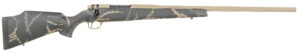 Weatherby MAM05N65CMR6B Mark V Accumark LTD 6.5 Creedmoor 4+1 22" Barrel, Burnt Bronze Cerakote Finish, Gray/Brown Accent Black Fixed Monte Carlo Stock
