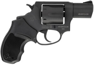 Taurus 285621 856 *CA Compliant Small Frame 38 Special 6rd 2" Matte Black Carbon Steel Barrel, Cylinder & Frame, Black Finger Groove Rubber Grip, Transfer Bar Safety