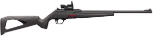 Winchester Repeating Arms 521104102 Wildcat Combo Full Size 22 LR 10+1 18" Matte Blued Sporter Barrel, Picatinny Rail Matte Black Polymer Receiver, Gray Synthetic Stock, Reflex Red Dot, Ambidextrous