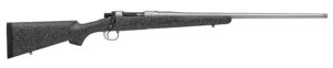 Nosler 40921 M21  30 Nosler 3+1  24" Barrel, Stainless Steel Nitride Metal Finish, Gray Speckled Black All-Weather Epoxy Stock