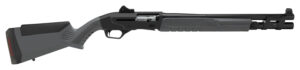 Savage Arms 57787 Renegauge Security Full Size 12 Gauge Semi-Auto 3" 6+1 18.50" Black Melonite Carbon Steel Barrel, Matte Black Aluminum Receiver, Adjustable Matte Gray Synthetic Stock, Right Hand