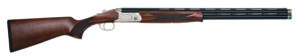 Mossberg 75480 Gold Reserve Full Size 410 Bore Break Open 3" 2rd 26" Blue Polished Vent Rib Barrel, Silver Polished Engraved Stainless Steel Receiver, Black Grade A Walnut Fixed Stock, Right Hand