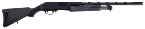 Escort HEFH2022051Y Field Hunter  Youth 20 Gauge Pump 3" 4+1 22" Black Chrome Vent Rib Barrel, Black Anodized Grooved Aluminum Receiver, Fixed Black Synthetic Stock, Right Hand