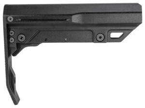 Mission First Tactical BMSMILMTLBL Battlelink Minimalist Mil-Spec Stock Black Aluminum for AR-15 Mil-Spec Buffer Tubes