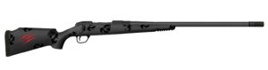 Fierce Firearms FCRG68W24BBO CT Rage  6.8 Western Caliber with 3+1 Capacity, 24" Carbon Fiber Barrel, Black Cerakote Metal Finish & Blackout Camo Fixed Fierce Tech C3 Stock, Right Hand (Full Size)