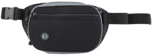 Galco FTPRGBC Fastrax PAC Waistpack Size Compact Black/Gray Neoprene Compatible w/Glock 32/Kahr CW Belt Up to 50" Wide Ambidextrous