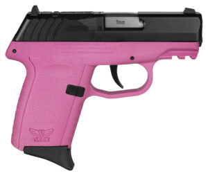 SCCY Industries CPX2CBPKRDRG3 CPX-2 Gen3 RD 9mm Luger 10+1 3.10" Pink Polymer w/ Picatinny Rail Serrated Black Nitride SS Slide Pink Polymer Grip