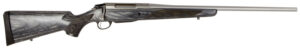 Tikka JRTXG315 T3x  243 Win 3+1 22.40" Barrel, Stainless Steel Metal Finish, Oiled Gray Laminate Stock