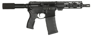 Bersa BAR15PBM BAR15  5.56x45mm NATO 30+1 7.50" Barrel, A2 Flash Hider, Black Bruniton Finish, Buffer Tube Stock, M-LOK Handguard, MFT Grip, Manual Safety