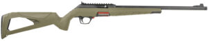 Winchester Repeating Arms 521140102 Wildcat 22 LR 10+1 18", Matte Black Barrel/Rec, Skeletonized OD Green Stock, Ghost Ring Sight, Suppressor Ready