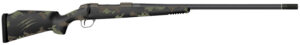 Fierce Firearms FCR300PRC24TF Carbon Rage  Full Size 300 PRC 3+1 24" Black C3 Carbon Fiber Barrel, Tungsten Gray Cerakote Stainless Steel Receiver, Forest Green Fixed Fierce Tech C3 Stock, Right Hand