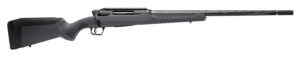 Savage Arms 57895 Impulse Mountain Hunter 6.5 Creedmoor 4+1 22" Carbon Fiber Threaded Barrel, Black Aluminum Receiver w/Picatinny Rail, Gray AccuStock Synthetic Stock, Ambidextrous