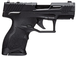 Taurus 1TX2233110 TX22C  Compact 22 LR 10+1 3.60" Black Barrel, Slide & Polymer Frame, Rubber Grips