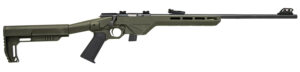 Citadel CIT22LRBLTODG Trakr 22 LR 10+1 18" Blued Steel Barrel & Receiver, OD Green Synthetic Stock