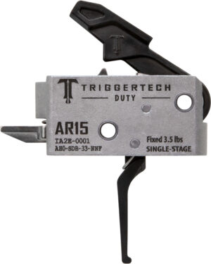 TriggerTech AH0SDB33NNF Duty Flat Trigger Single-Stage 3.50 lbs Draw Weight Fits AR-15