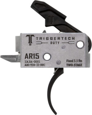 TriggerTech AH0TDB33NNC Duty Curved Trigger Two-Stage 3.50 lbs Draw Weight Fits AR-15