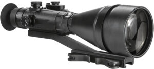 AGM Global Vision 15WP6623474111 Wolverine Pro-6 3APW Night Vision Rifle Scope Matte Black 6x100mm Gen 3 Auto-Gated White Phosphor Illuminated Red Chevron w/Ballistic Drop Reticle