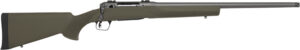 Savage Arms 58033 110 Trail Hunter 7mm-08 Rem 4+1 22" Threaded/Medium Heavy Profile, Tungsten Gray Cerakote Barrel/Rec, OD Green Hogue Overmold Stock, Adj. AccuTrigger, Weaver Base