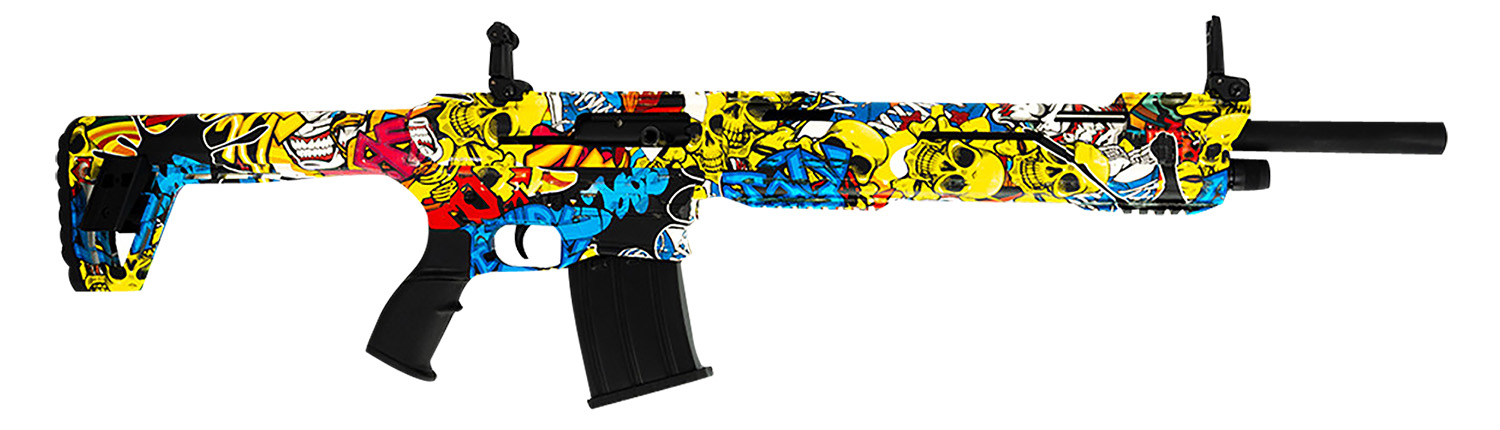 Tokarev USA 21000173 TAR 12 Gauge Semi-Auto 3" 5+1 18.50" Black Steel Barrel, Urban Camo Receiver & Cheek Riser Compatible Synthetic Stock