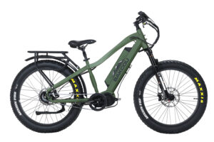 Bakcou E-bikes BMJMGB25 Mule Jager Matte Army Green 18" w/Stand Over Height of 29.50" Frame, Rohloff E-14 (500/14) Speed Hub Bafang M620 Ultra Motor, 35+ mph Speed
