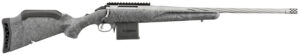Ruger 46909 American Gen II 223 Rem 10+1, 20" Gun Metal Gray Cerakote Spiral Threaded Barrel, Gun Metal Gray Cerakote Receiver w/Picatinny Rail, Gray Splatter Adjustable Synthetic Stock