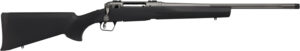Savage Arms 58272 110 Trail Hunter Lite Full Size 400 Legend 4+1 20" Fluted/Threaded Barrel, Drilled & Tapped Steel Receiver, Black Fixed Synthetic Stock