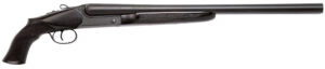 Chiappa Firearms 930385 500 12 Gauge Break Open 2 20" Black Side By Side Barrel, Black Receiver, Black Wood Stock, Includes Pistol Grip